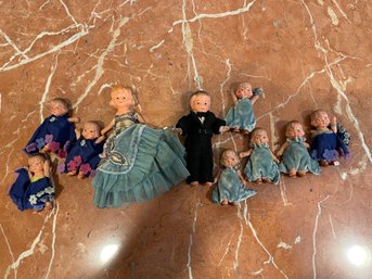 Lot Of Antique Miniature Dolls
