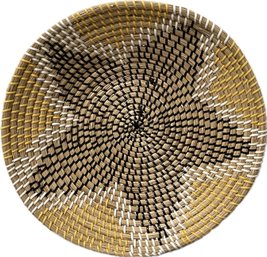 Hand Woven Wall Hanging Round Basket