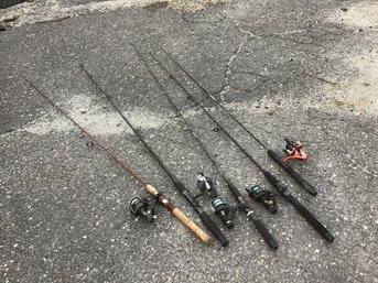 Fishing Pole Lot Of 6