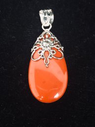 Sterling Silver Stone India Pendant 417