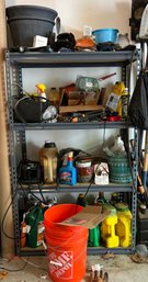 A Garage Shelf And Contents - Winner Takes All