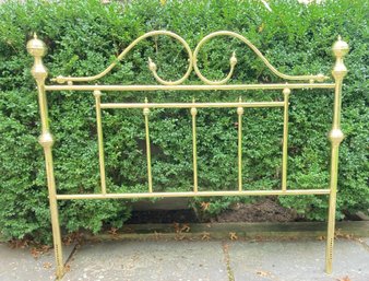 Vintage Brass Headboard