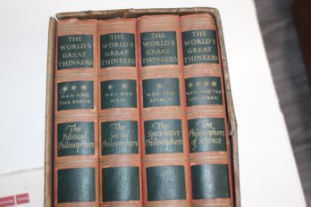 4 Vol Boxed Set 1947 Worlds Greatest Thinkers