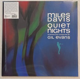 2023 Clear Vinyl Serial Numbered #467/500 Miles Davis - Quiet Nights FACTORY SEALED