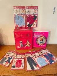 Vintage Tammy Doll Clothes And Accessories With Cases