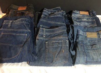 8 Pairs Of Dark Jeans - New Or Barely Worn