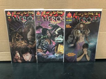 3 Lost Heroes Comicbooks.   Lot 86