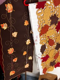 Trio Of Fall Themed Table Runners