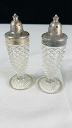 Westmoreland Glass Co Pressed Glass Salt And Pepper Shaker Set