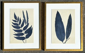 A Pair Of Anthropologie Leaf Prints