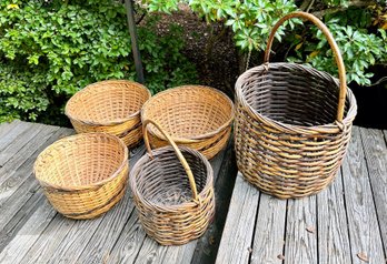 Vintage Philippine Basket Grouping