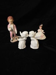 Kissing Angel Figurine Lot