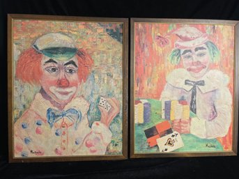 2 Piece Signed Paintings