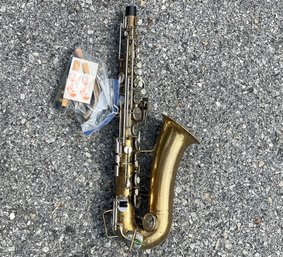 A Vintage Selmer Bundy Alto Saxaphone