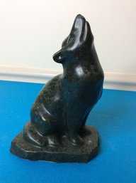 HUSKY WOLF HANDCRAFTED IN ECOCAST SCULPTURE