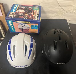 Brand New Viva Adult Hard Shell Bicycle Helmet In Original Box & Salomon Range Helmet Instruction Book. RC/c4