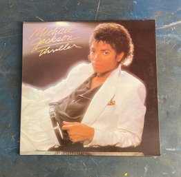 Vintage Michael Jackson Thriller Vinyl Record LP Album
