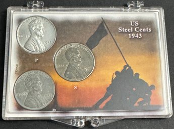 U.S. Steel Cents 1943, 1943-D, 1943-S