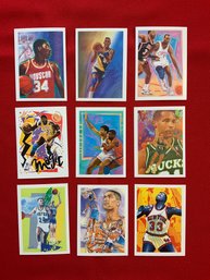 1990 NBA HOOPS Team Checklists Lot 2