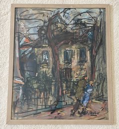 Mid Century, Georges Berger (1908-1976), French, Signed Oil