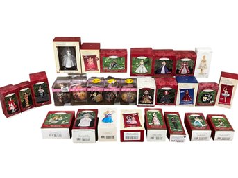 Hallmark Keepsake Vintage Mattel Barbie Doll Christmas Ornament Lot (Including Harley-Davidson Barbie!)