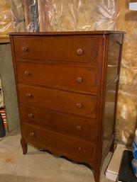 5 Drawer Wood Maple? Dresser Dovetail 35x21x48