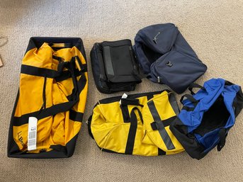 Lot Of Travel Bags With All Bean Rolling Duffle.