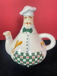 Vintage Italian/French Chef Teapot Bella Casa Ganz