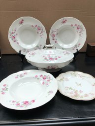 4 Pcs Sevres - 1 Pc Haviland Limoge