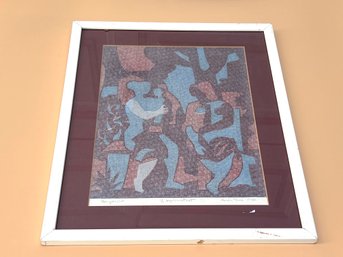 Unique Abstract Print Signed