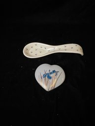 Spoon Rest And Heart Trinket Box