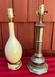 Two Ceramic Lamps