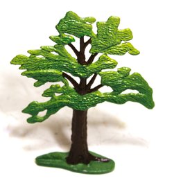 Original Paint Toy Lead Figure Of A Tree Dime Store