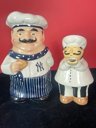 Yankees And Chef Cookie Jars