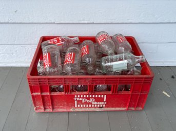 Lot Of The Pop Shoppe Bottles In Crate