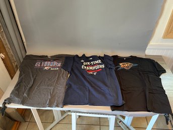Lot Of 3 Sports Shirts Including Patriots