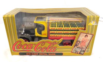 Vintage ERTL Die Cast Coca-cola Delivery Truck Bank New In Package