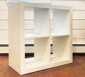 A Modern Painted Shelf Unit