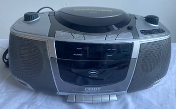 Coby Cd/radio/cassette Player