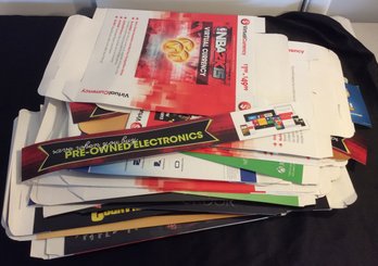 Large Lot Of GameStop Video Game Advertising Materials #1 - L (Local Pick-up Only)