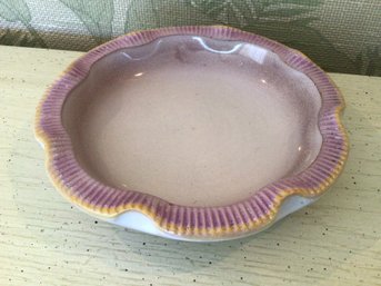 Purple Toned Pottery Bowl