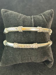 Sterling Hinged Bangle