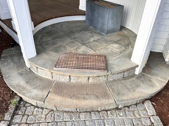 A Round Bluestone Patio - AS IS - See All Photos