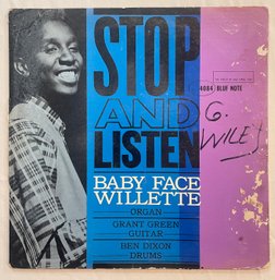 1962 Mono 1st Pressing Baby Face Willette - Stop And Listen BLP4084 G