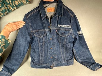 Vintage LEVIS Bruce Springstein And The Street Band Denin Jacket, 1975-1985