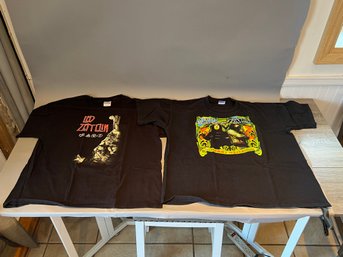 Led Zeppelin And Rob Zombie Shirts