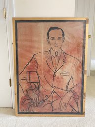 Portrait Drawing, Signed And Dated - 1954