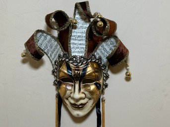 Hand Painted Italian Made Decorative Mask