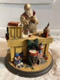 Rockwell Heirloom Santa Collection - Santas Workshop - Limited Edition Numbered