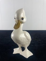 Painted Duck Sculpture